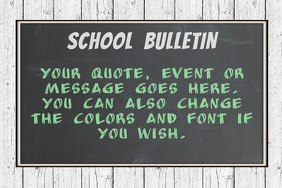 chalkboard poster template chalkboard poster template