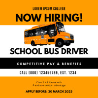 Bus Driver Needed Template | PosterMyWall