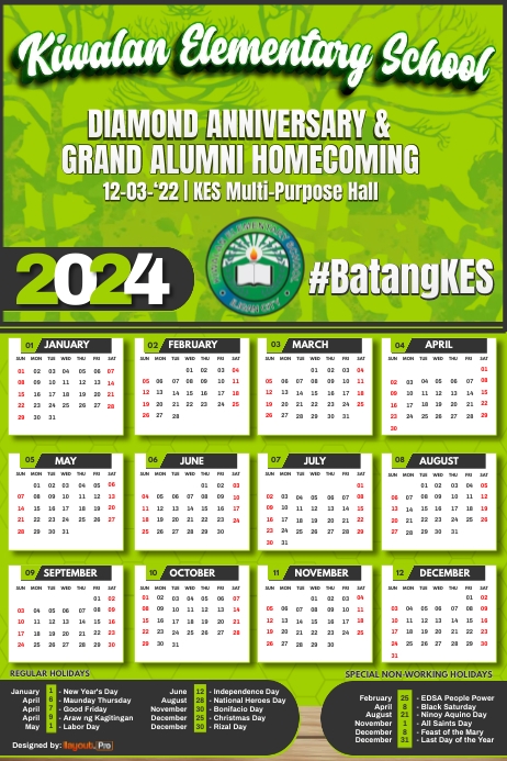 School Calendar 2023 Template | PosterMyWall