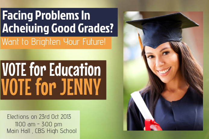 school election flyer template free