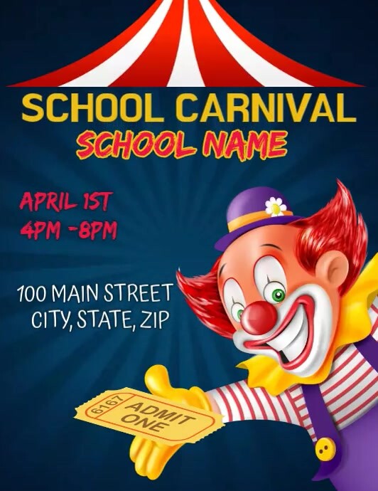 School Carnival Template PosterMyWall