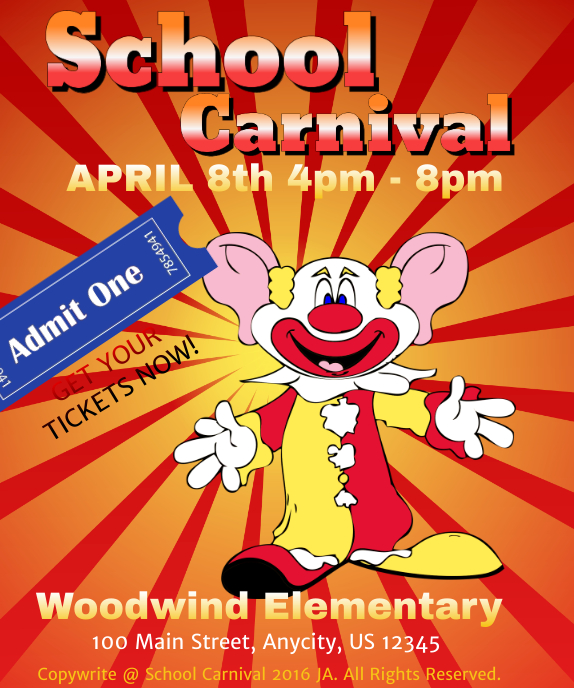 School Carnival Template PosterMyWall