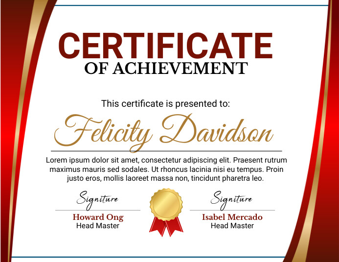 School Certificate Ads Template PosterMyWall