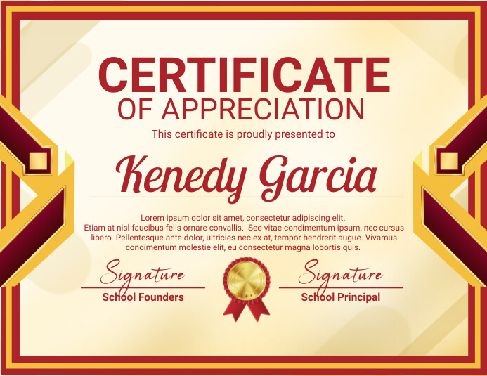 School Certificate Ads Template PosterMyWall