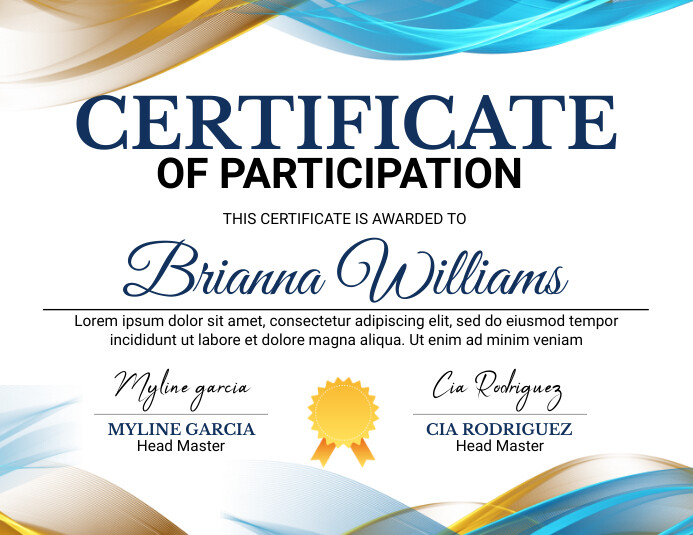 School Certificate Ads Template PosterMyWall