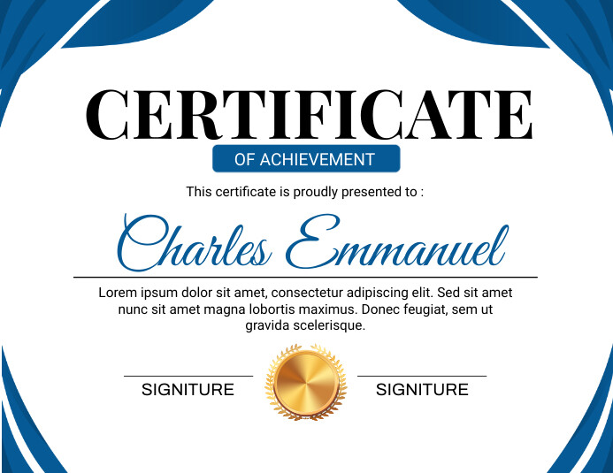 School Certificate Ads Template | PosterMyWall