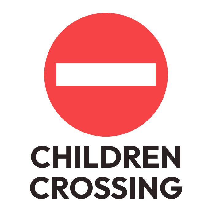 School children crossing stop sign Template | PosterMyWall