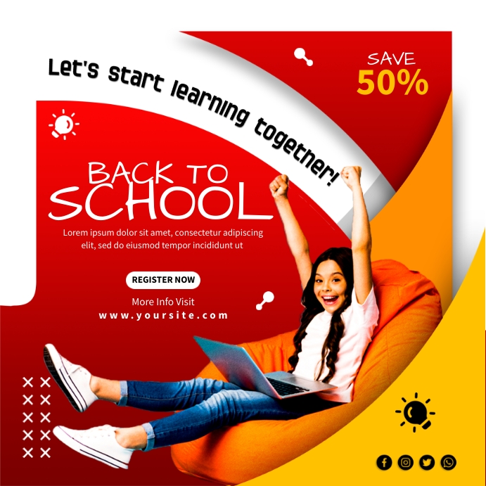 School Class Template | PosterMyWall