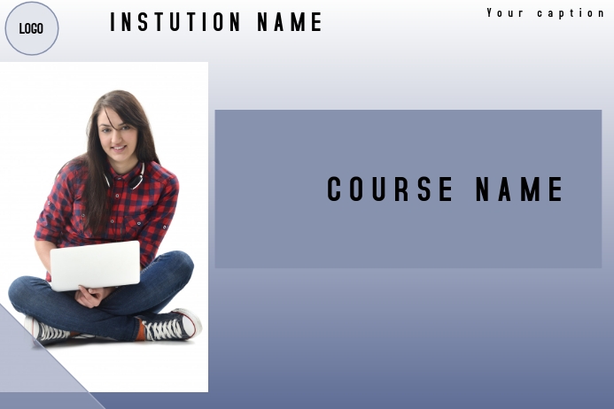 SCHOOL COURSE POSTER Template | PosterMyWall