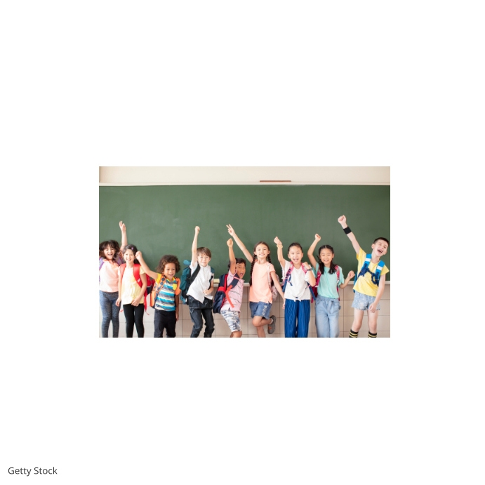School Instagram-opslag template
