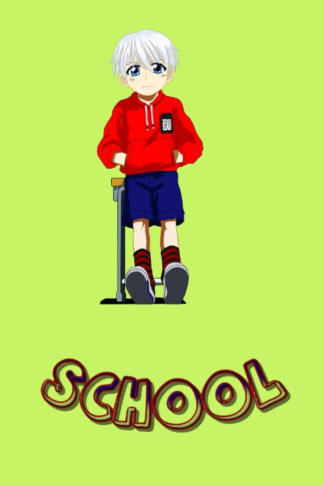 school Poster template