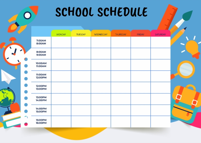 School Template PosterMyWall