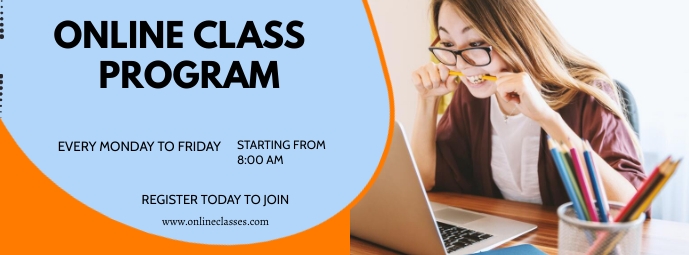 Online class program school poster Template | PosterMyWall