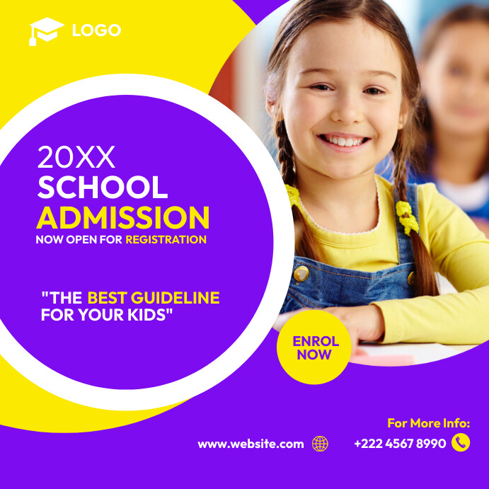 School Template PosterMyWall