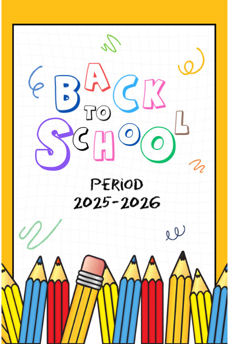 School Poster template