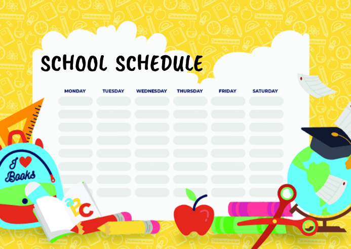 School Template PosterMyWall
