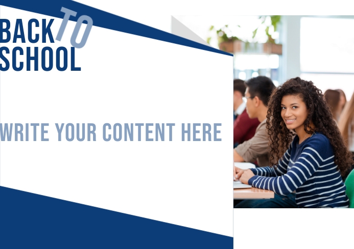 School Template PosterMyWall