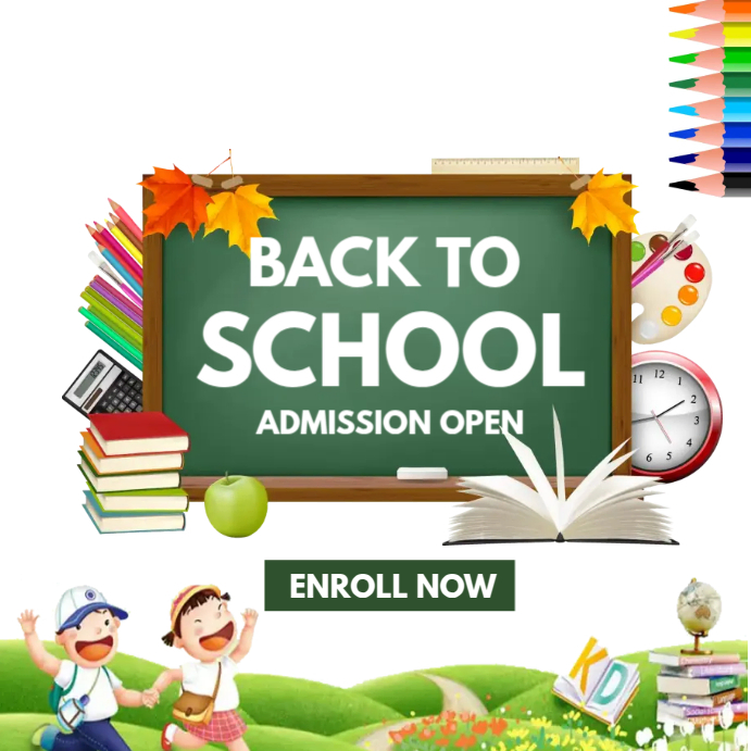 Back To School Instagram Post template