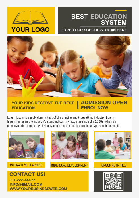School Template PosterMyWall
