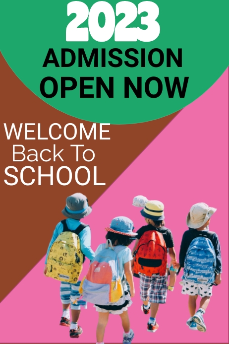 school Poster template