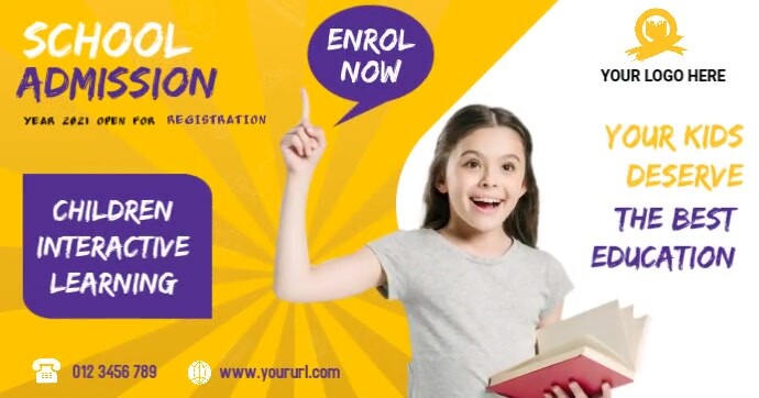 Education Fb Posts Copy of School Education Facebook Share template | PosterMyWall