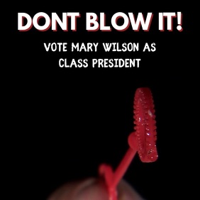School Election Campaign Video Template Postermywall