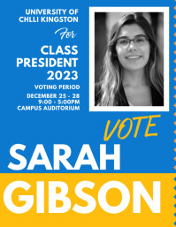 Create Election Posters Free Templates Postermywall