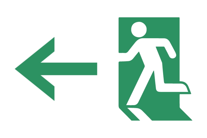 school exit signage Template | PosterMyWall