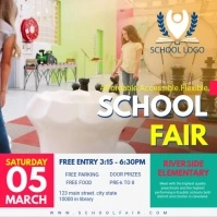 School Fair Invitation Template Square (1:1)