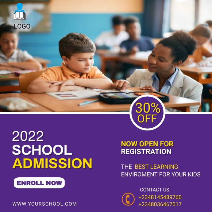 SCHOOL FLYER (29) Instagram-Beitrag template