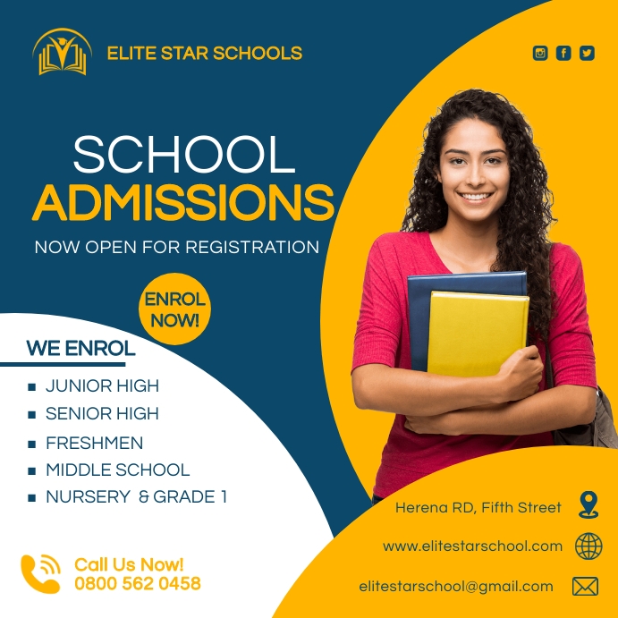 Flyer For Class School flyers Template | PosterMyWall
