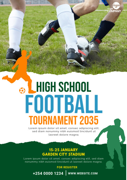 Image 10 for Football Tournament Flyer Template