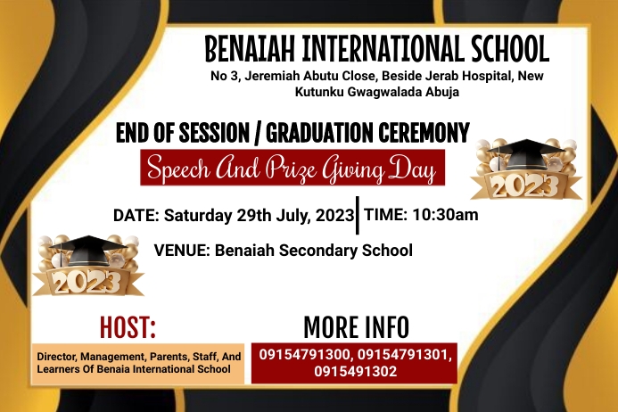 School graduation Template | PosterMyWall