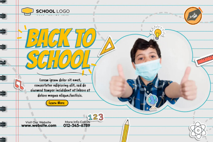 Learning Ad School Learning Ads Template | PosterMyWall