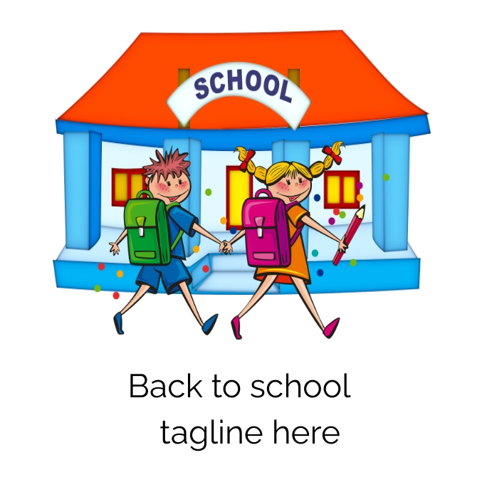 school logo design Instagram-Beitrag template