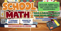 School Math Quiz Imagen Compartida en Facebook template