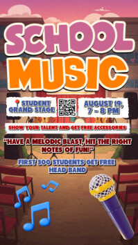 School Music Competition Instagram Story template