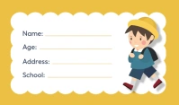 school name tags for kids template