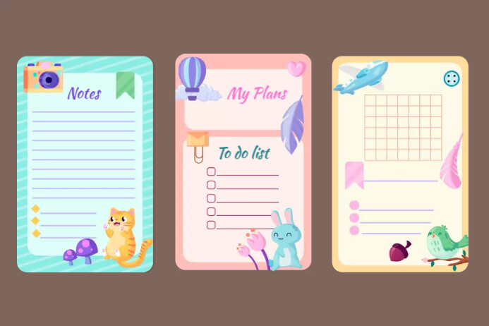 Copy of School Notes Flyer Layout | PosterMyWall