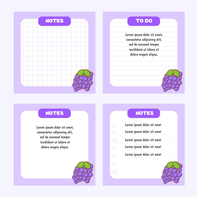 School Notes Layout Template | PosterMyWall