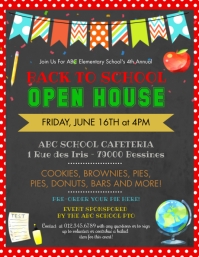 BACK TO SCHOOL OPEN HOUSE Template | PosterMyWall