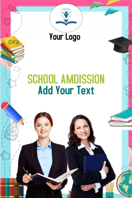 School Poster & School Admission Template | PosterMyWall