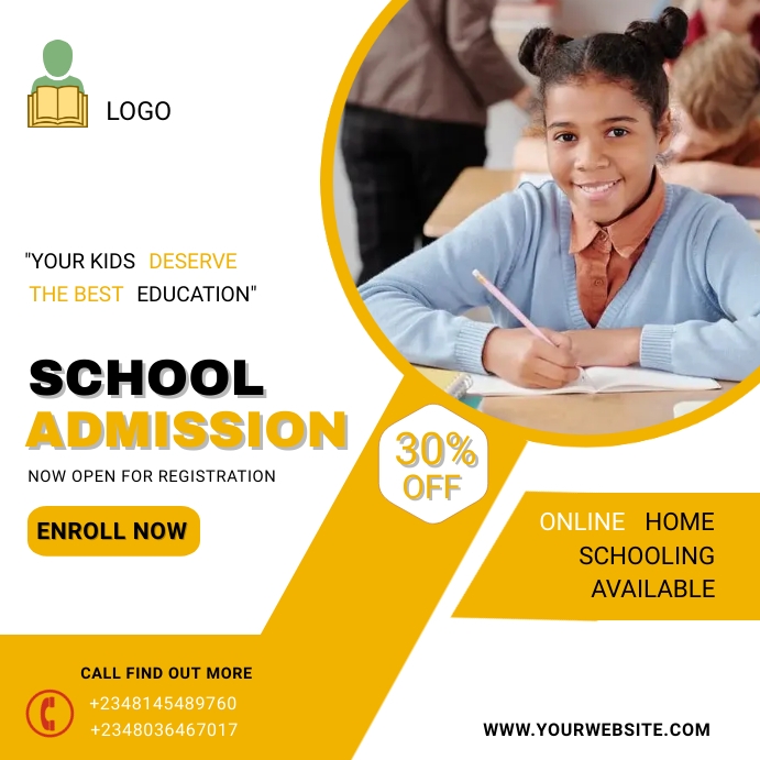SCHOOL POSTER (30) template
