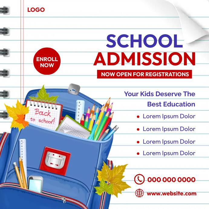 School poster design Template | PosterMyWall