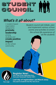 School Poster Affiche template
