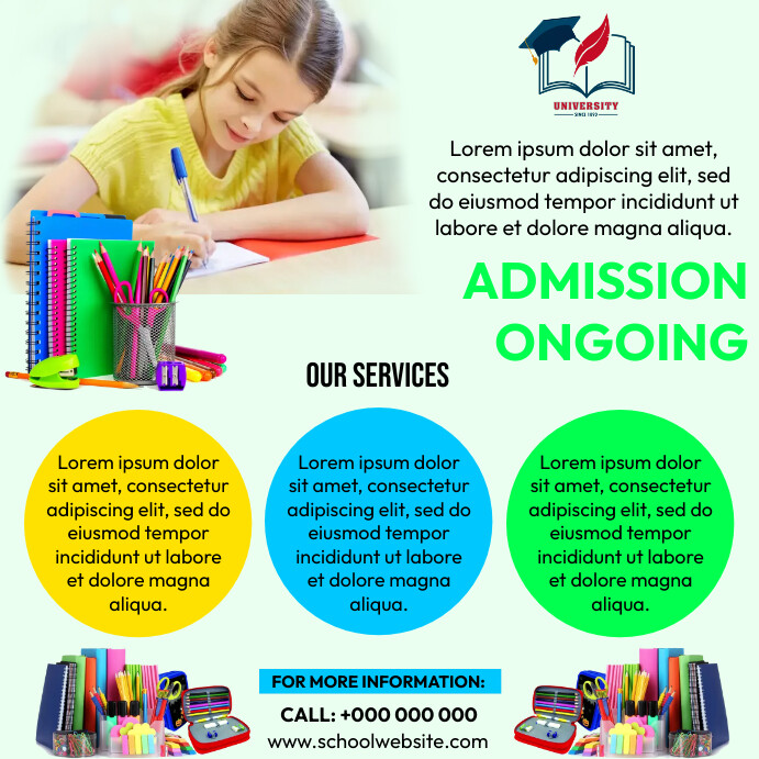 School Poster Template | PosterMyWall