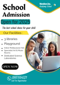 School poster A2 template