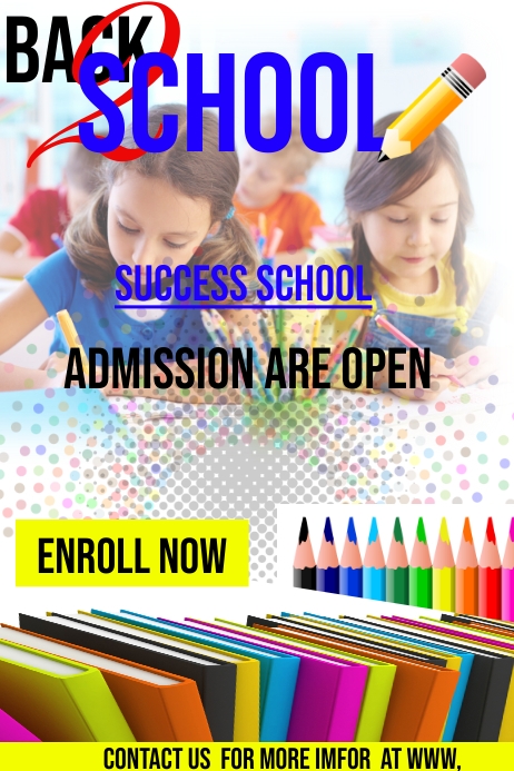 school poster template