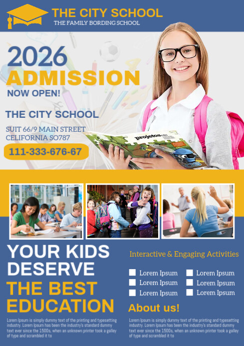 School Poster Template | PosterMyWall