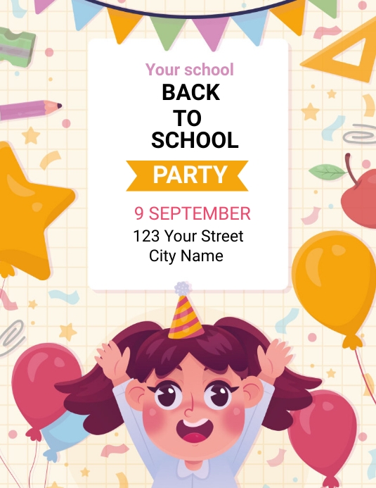 SCHOOL POSTER FLAYER TEMPLATE PosterMyWall